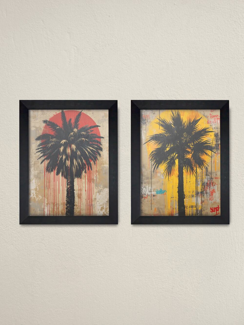 Palm Tree Vibes Wall Art